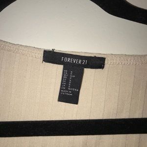 Forever 21 tan bodysuit